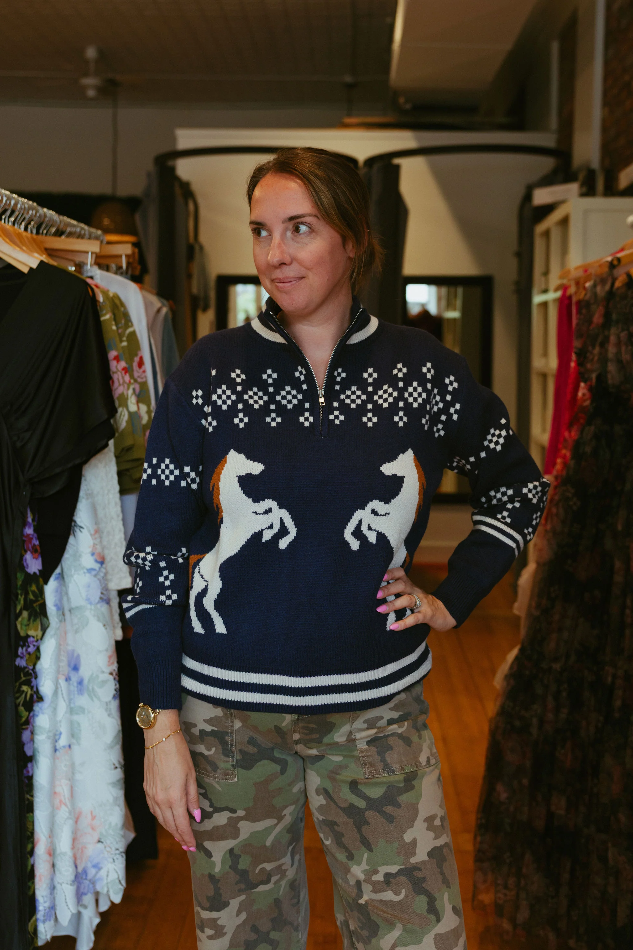 A Horse of Course Sweater