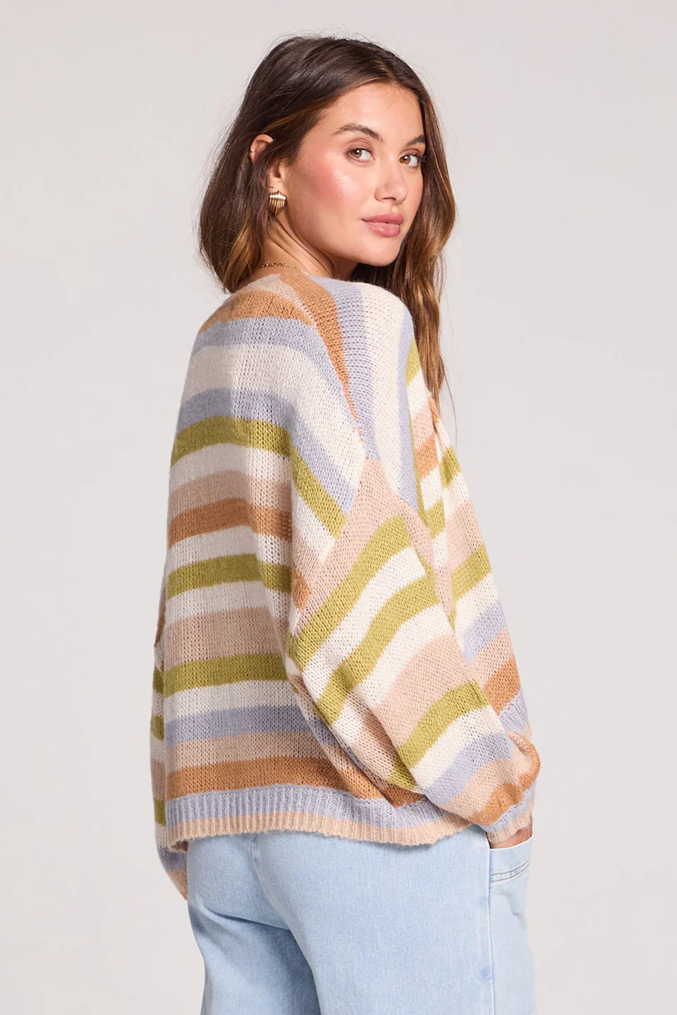 Aden Stripe Cardigan - Image 2