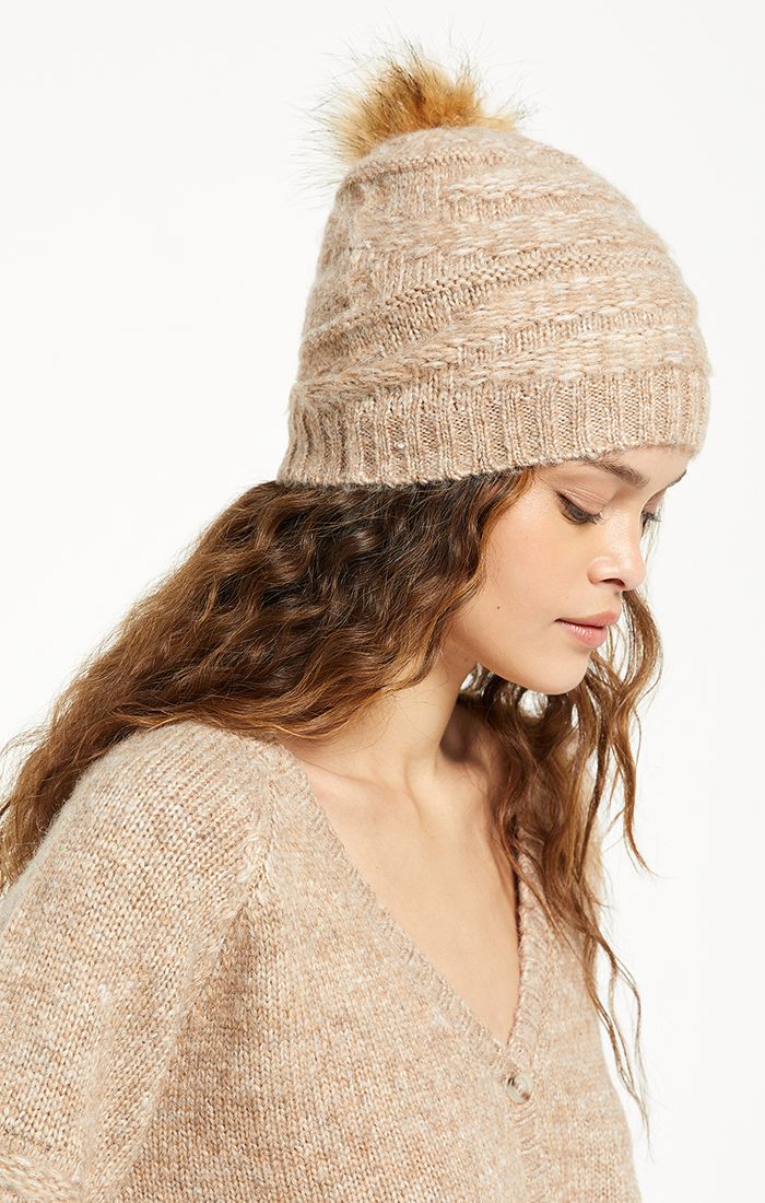 Cable Knit Beanie - Image 3