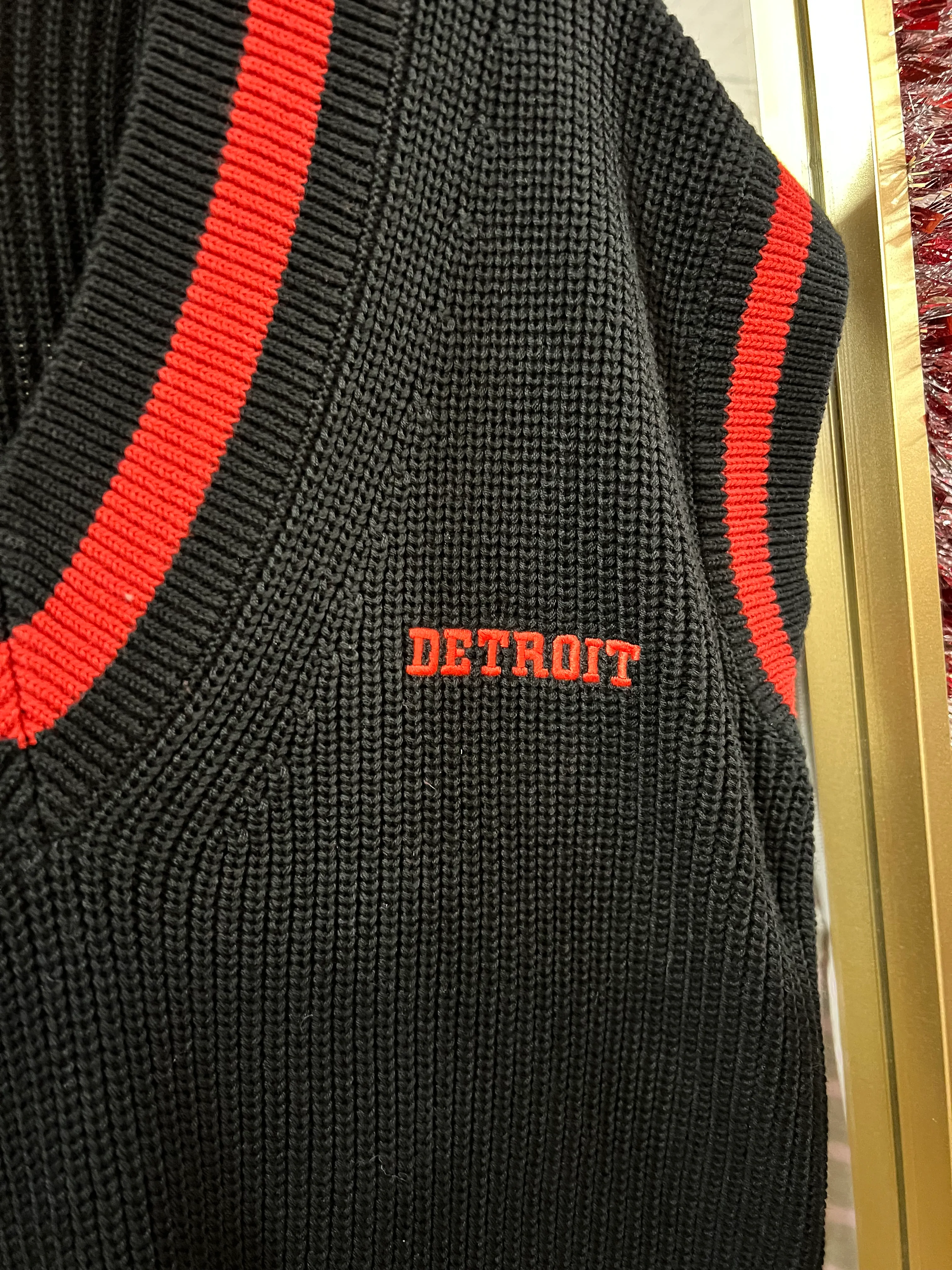 Detroit Black Sweater Vest - Image 4