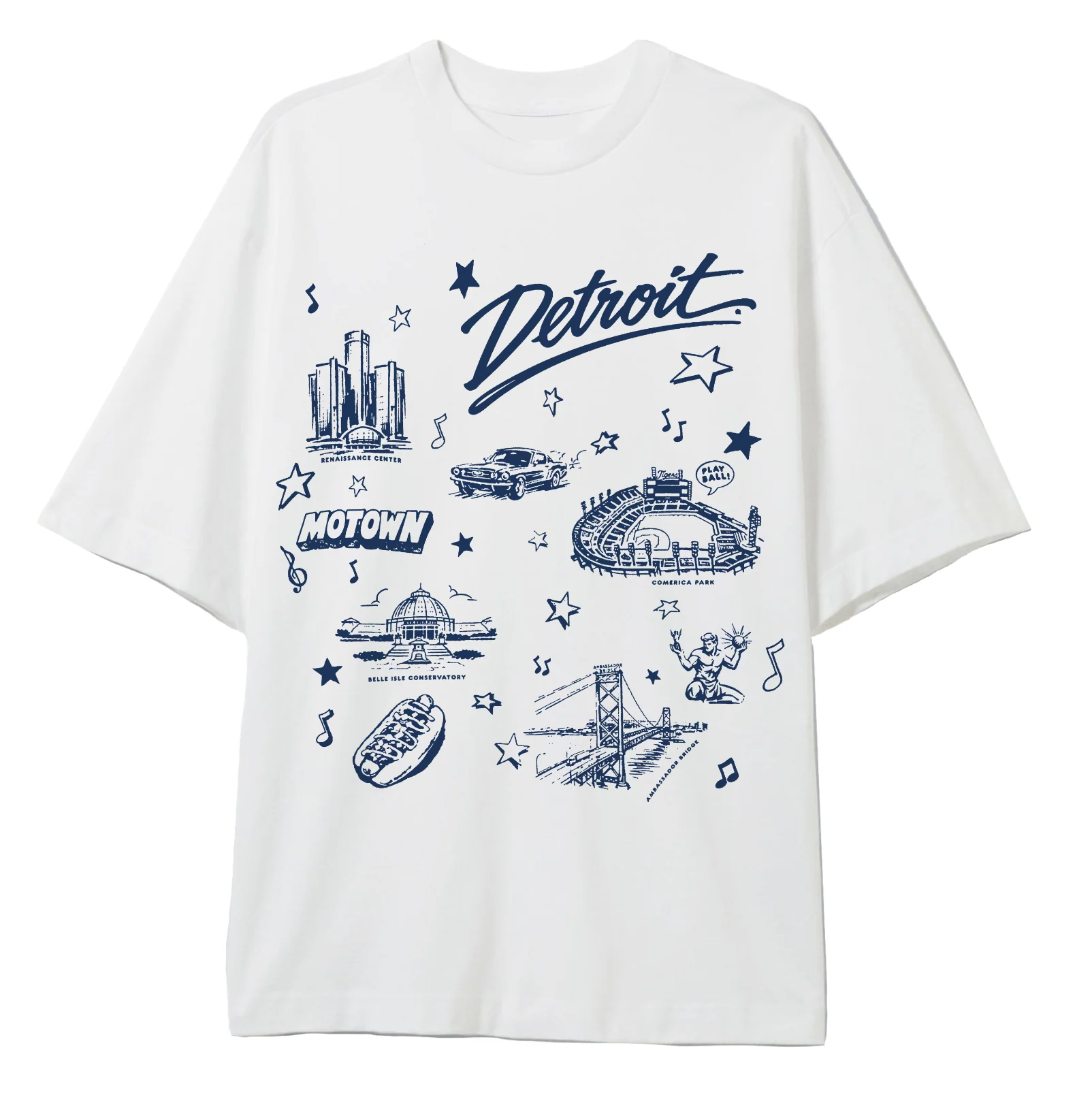 Detroit City Love Vintage T-Shirt - Image 4