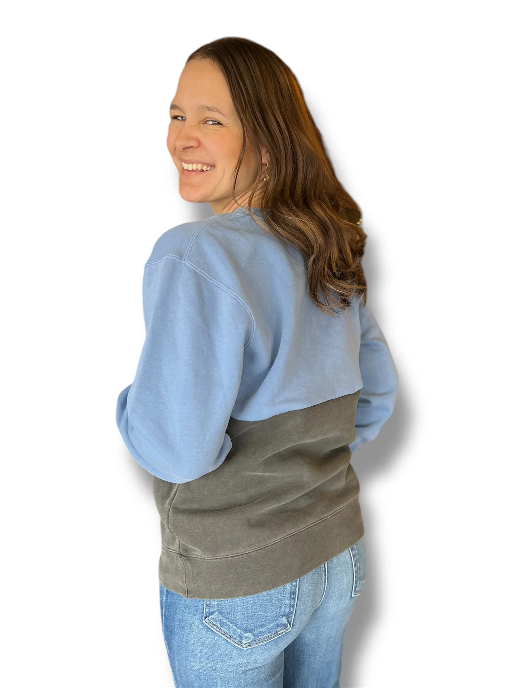 Detroit Color Block Embroidered Sweatshirt - Image 5
