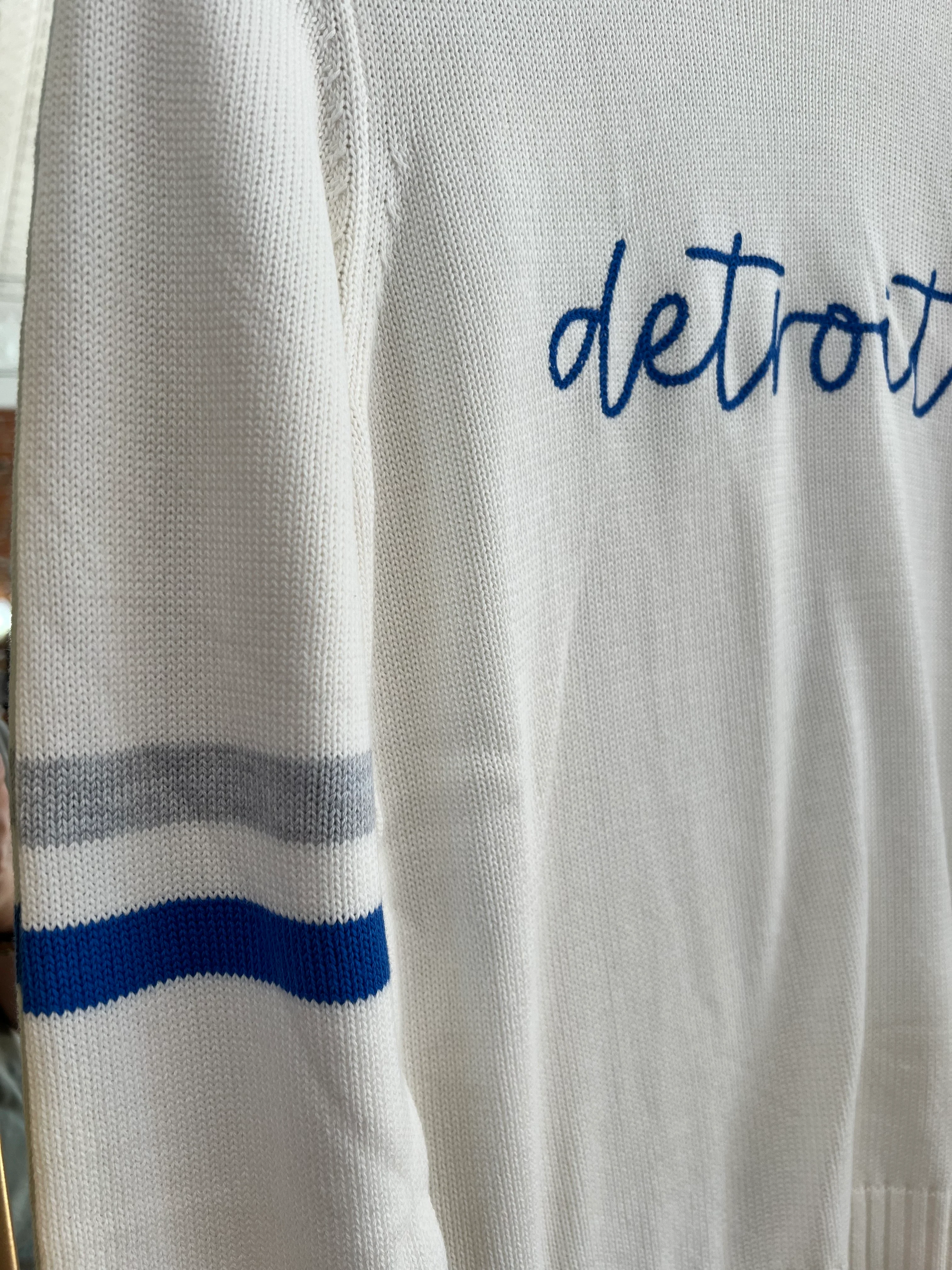 Detroit Cursive Crewneck Sweater - Image 3