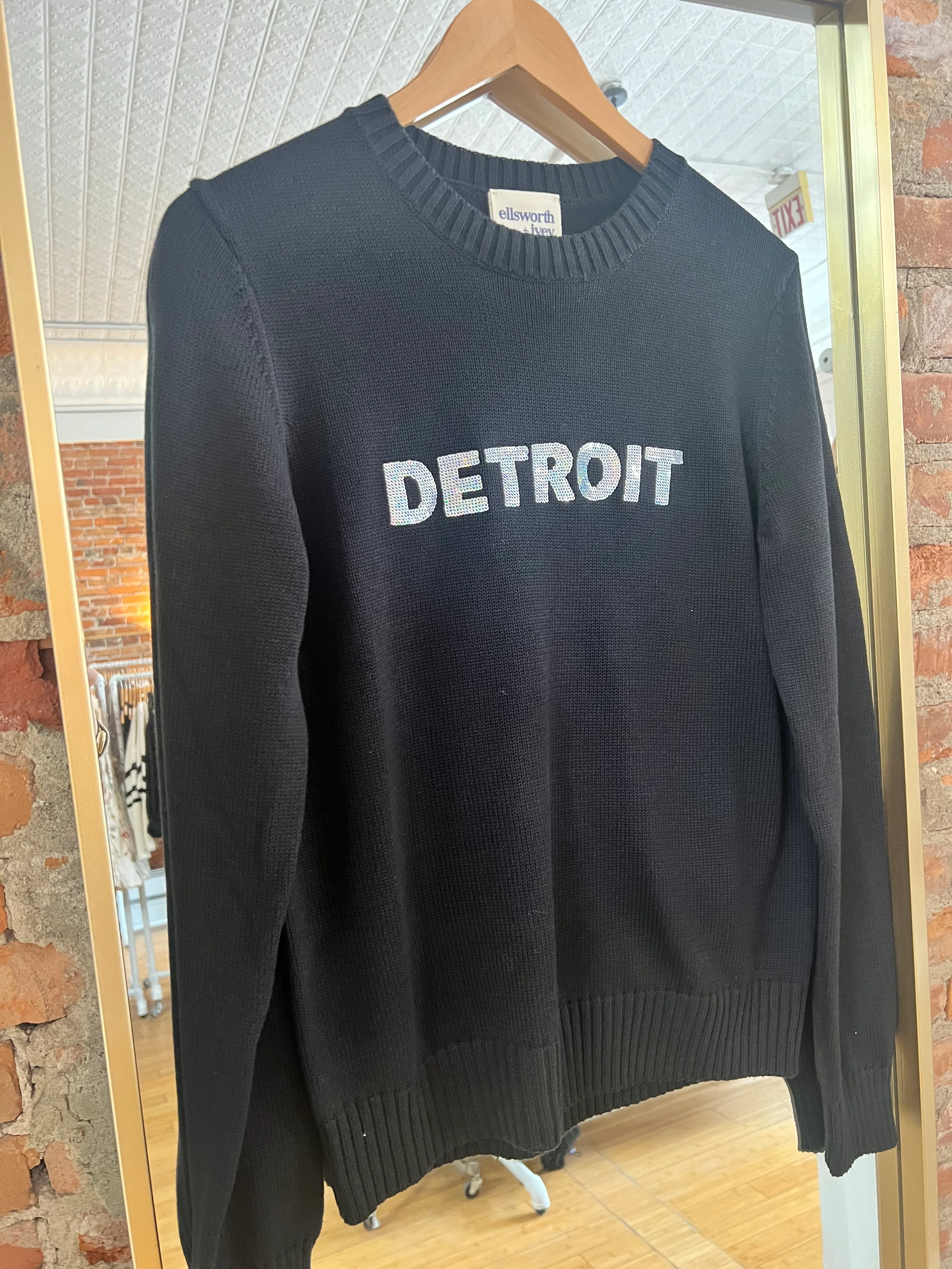 Detroit Sequin Sweater - Image 3