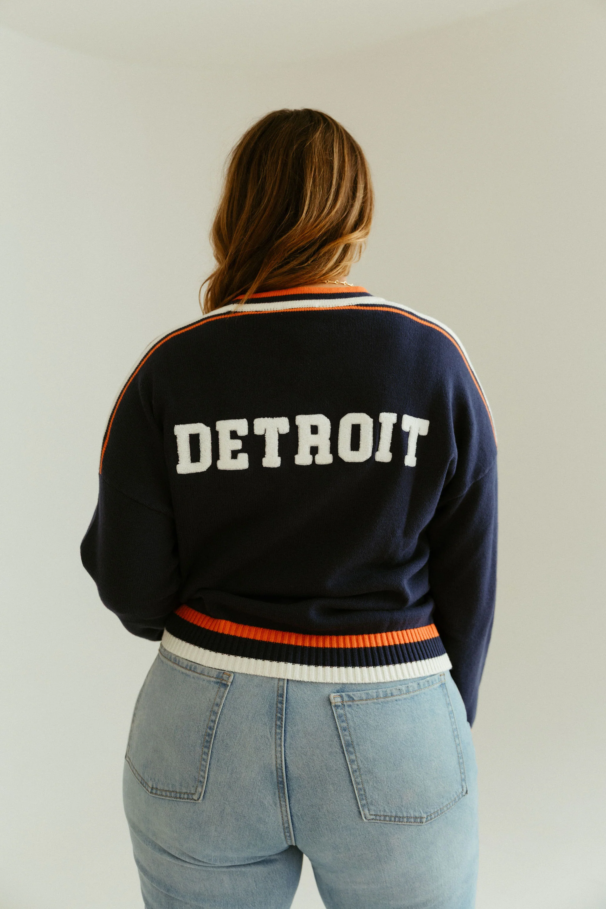 Detroit Varsity Cardigan Navy - Image 2
