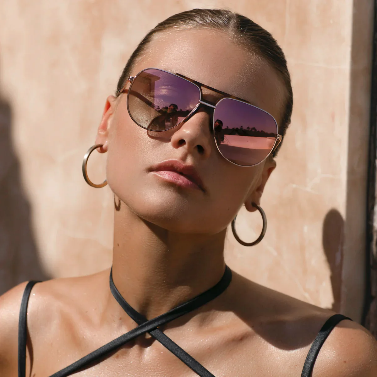 Logan Aviator Sunglasses - Image 5