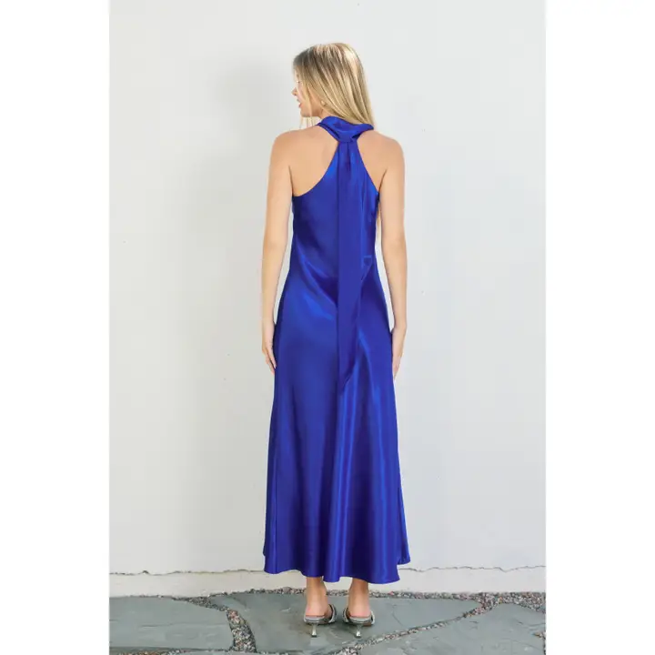 Moon City Halter Neck Midi Dress - Image 2
