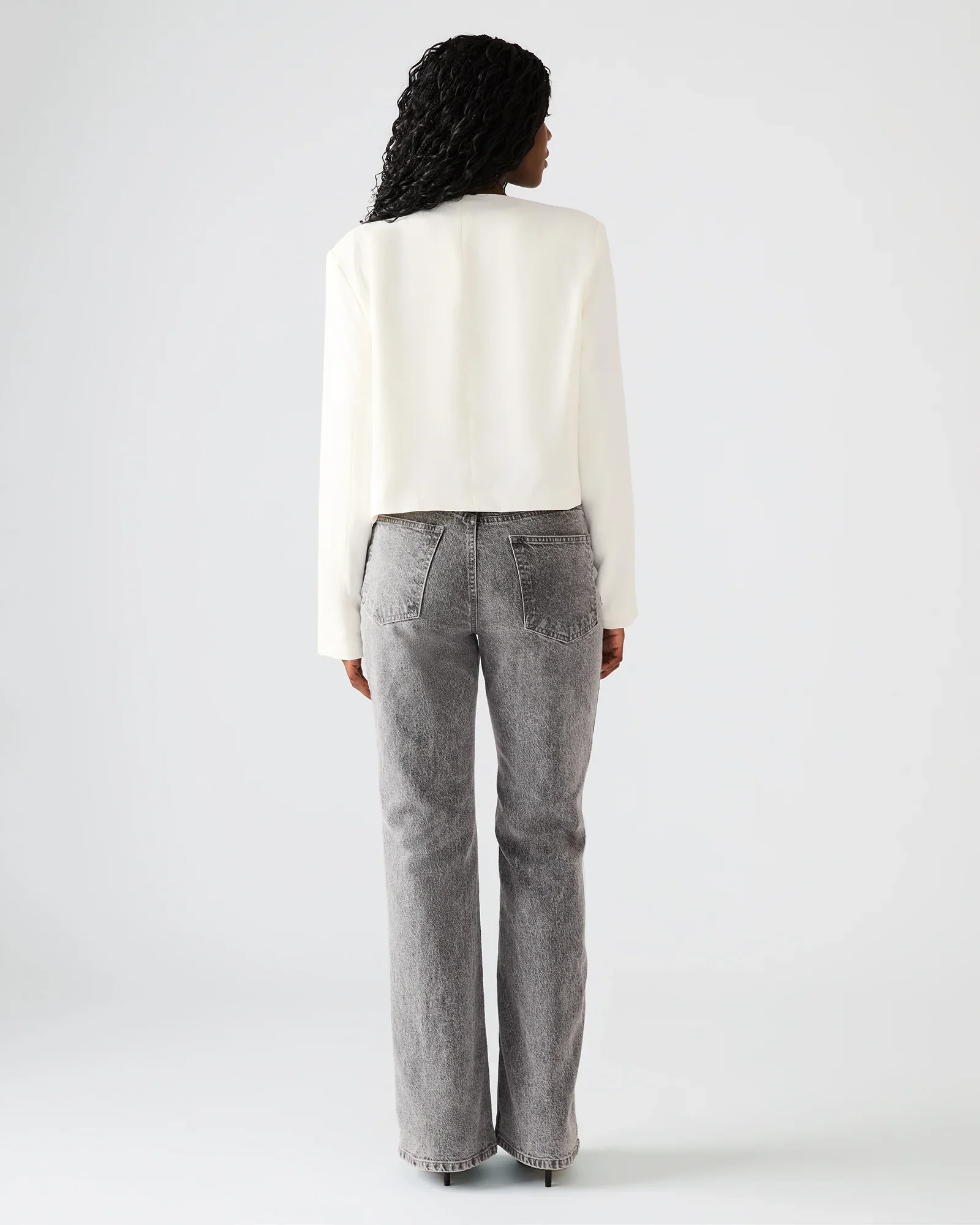 Serenea Blazer in White - Image 3