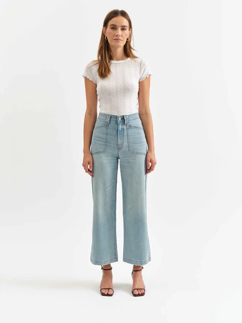 Valley Girl Wide Leg Jeans in Romcom - Image 2