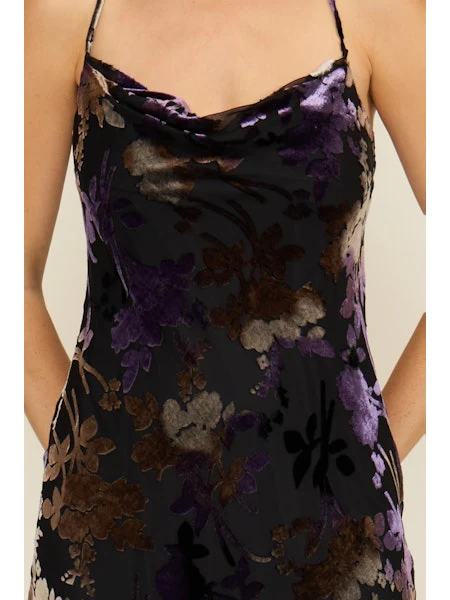 Wisteria Purple Floral Dress - Image 2